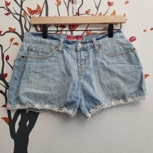LUCKY BRAND Boardwalk Starfish Denim Shorts 25
